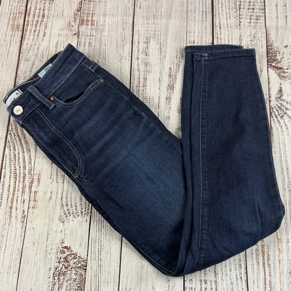 Paige “HOXTON CROP” skinny blue jeans Size 27 - Picture 9 of 12